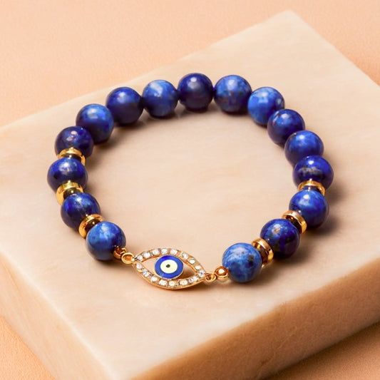 Bransoletka "Regard de Vérité" z Lapis Lazuli – Elegancja i Tajemnica