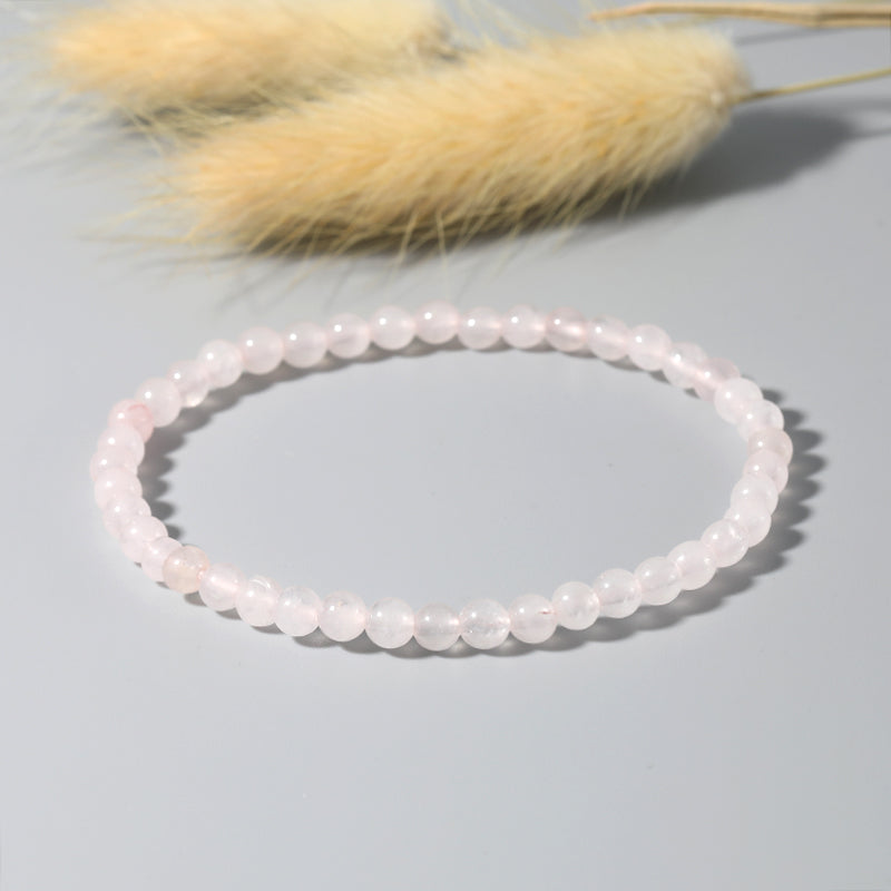 Bransoletka z Naturalnych Kamieni 4 mm – Elegancja w Każdym Detalu