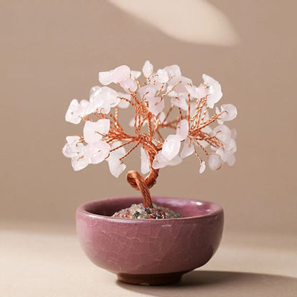 Drzewo Feng Shui "Święte Energię" z Naturalnych Kamieni