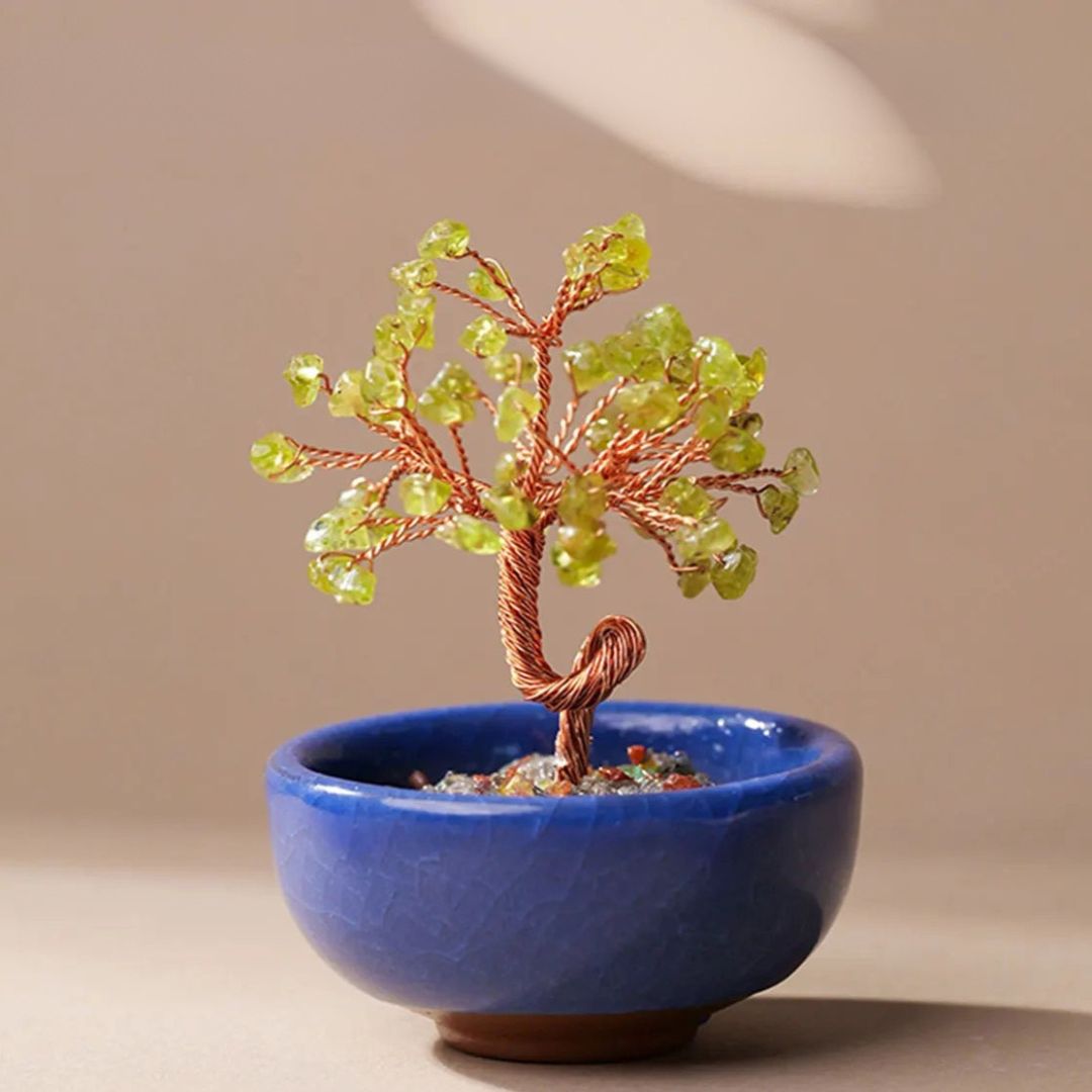 Drzewo Feng Shui "Święte Energię" z Naturalnych Kamieni
