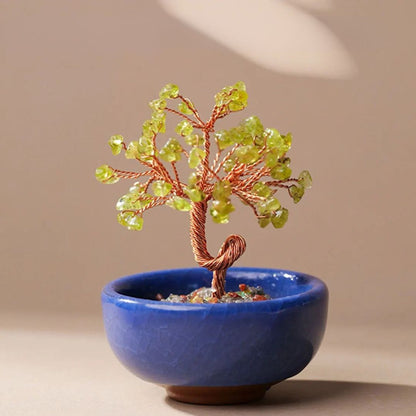 Drzewo Feng Shui "Święte Energię" z Naturalnych Kamieni