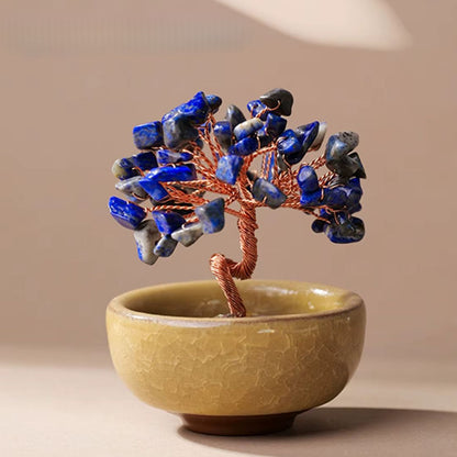 Drzewo Feng Shui "Święte Energię" z Naturalnych Kamieni
