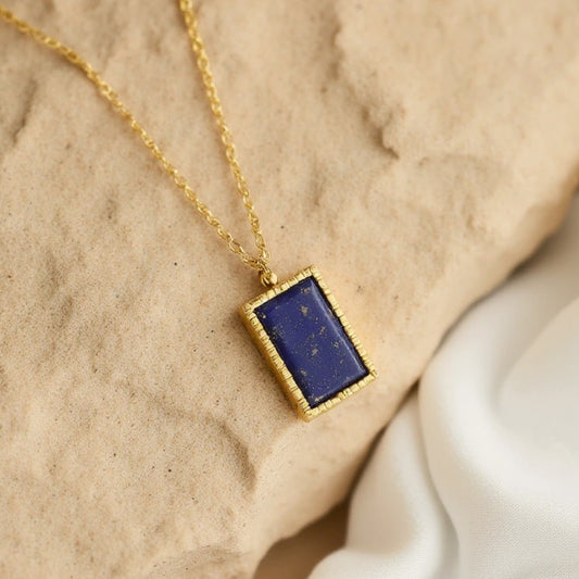 Komplet biżuterii "Niebieska Harmonia" z lapis lazuli