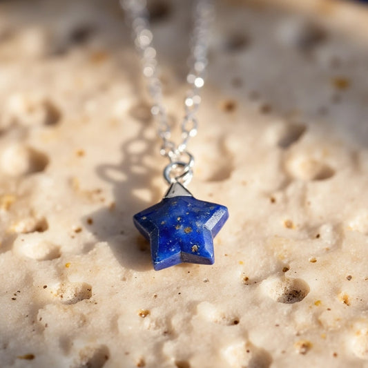 Naszyjnik „Gwiazda Spokoju” z lapis lazuli