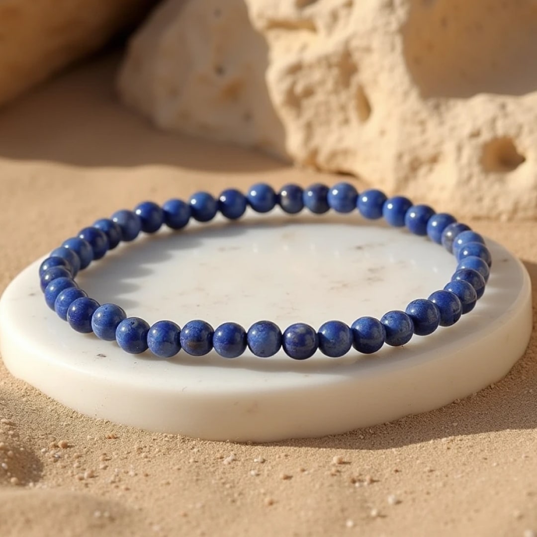 Bransoletka z Naturalnych Kamieni 4 mm – Elegancja w Każdym Detalu