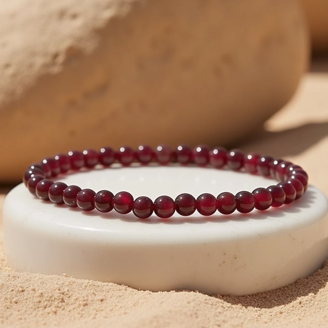 Bransoletka z Naturalnych Kamieni 4 mm – Elegancja w Każdym Detalu