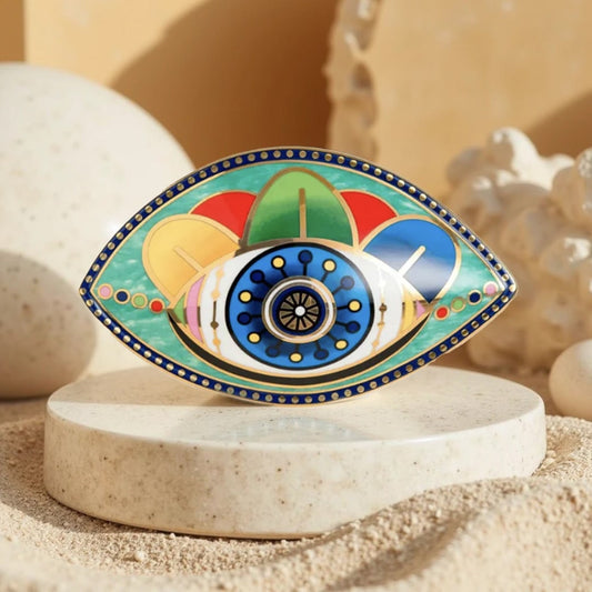 Ceramiczna Dekoracja "Mauvais Œil" – Oryginalny Stróż Twojego Stylu