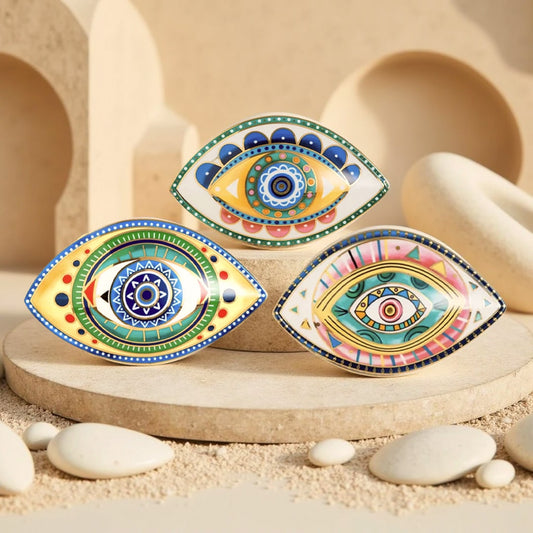 Ceramiczna Dekoracja "Mauvais Œil" – Oryginalny Stróż Twojego Stylu