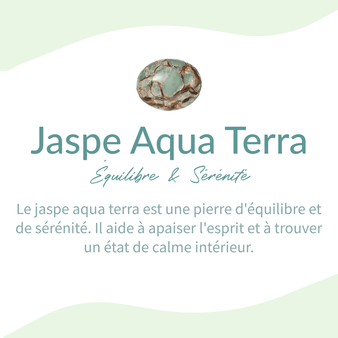 Bransoletka "Équilibre" z Jaspisu Aqua Terra