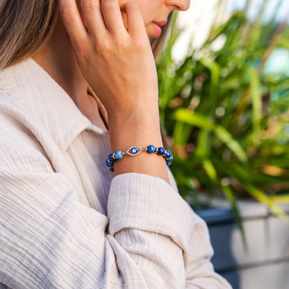 Bransoletka "Regard de Vérité" z Lapis Lazuli – Elegancja i Tajemnica