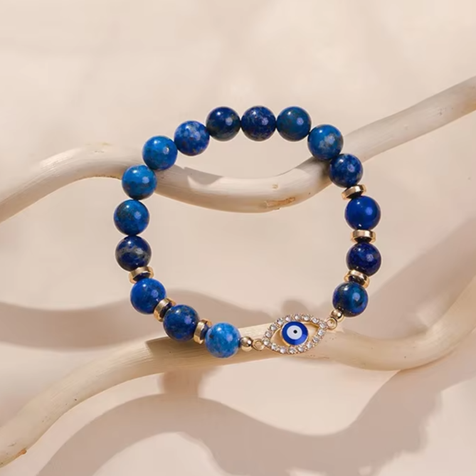 Bransoletka "Regard de Vérité" z Lapis Lazuli – Elegancja i Tajemnica