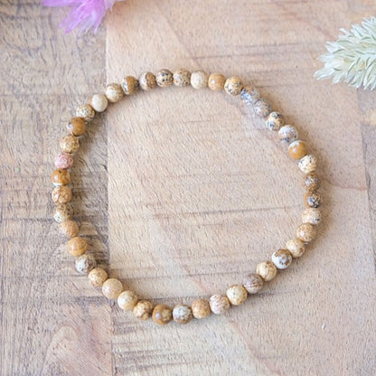 Bransoletka z Naturalnych Kamieni 4 mm – Elegancja w Każdym Detalu