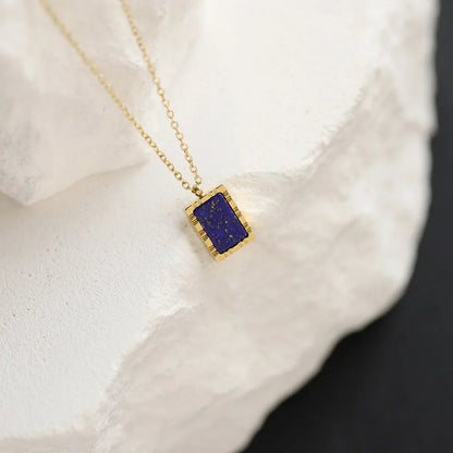 Komplet biżuterii "Niebieska Harmonia" z lapis lazuli