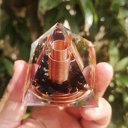 Orgonit "Wzmocniona Ochrona Energetyczna" z Obsidianu