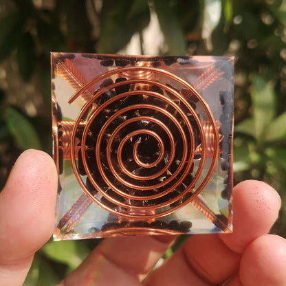 Orgonit "Wzmocniona Ochrona Energetyczna" z Obsidianu