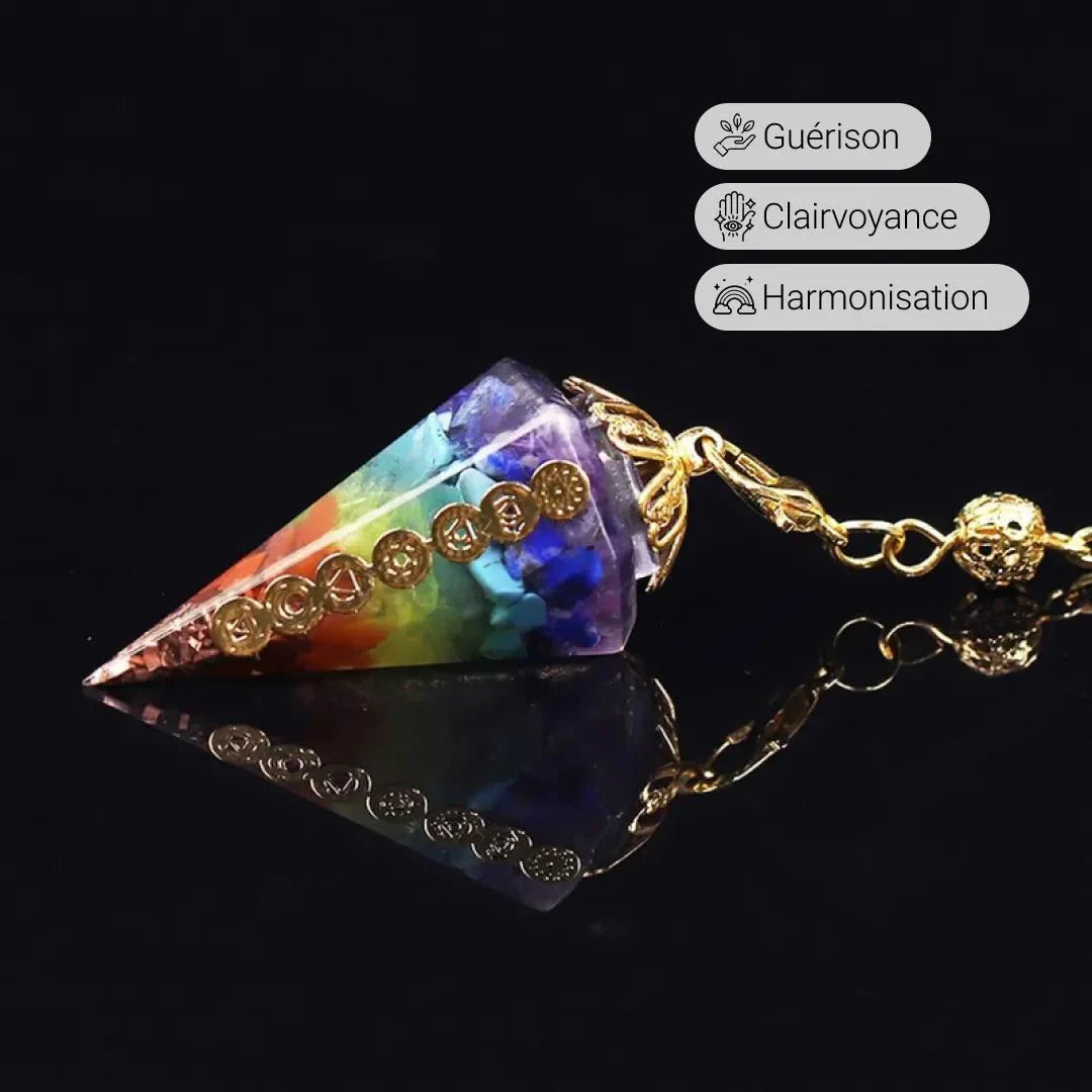 Pendulum Przeznaczenia z 7 Czakrami