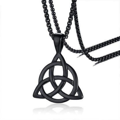 Naszyjnik „Triquetra” ze stali nierdzewnej